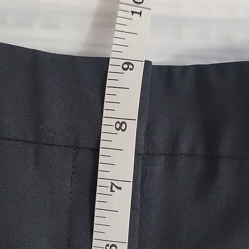 Emerson Rose Trousers Wide-leg Dress Pants - Black Womens Size 2 (Runs Big) - Picture 12 of 13